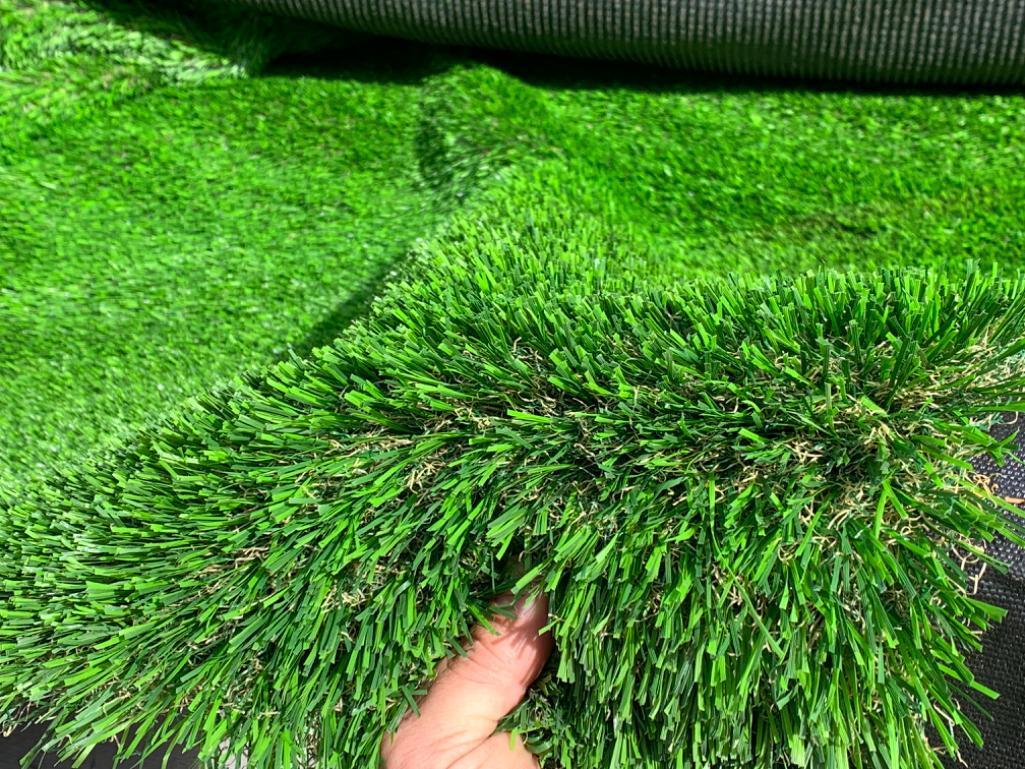 15' Wide x ?? Artificial Grass / Turf Roll - Green