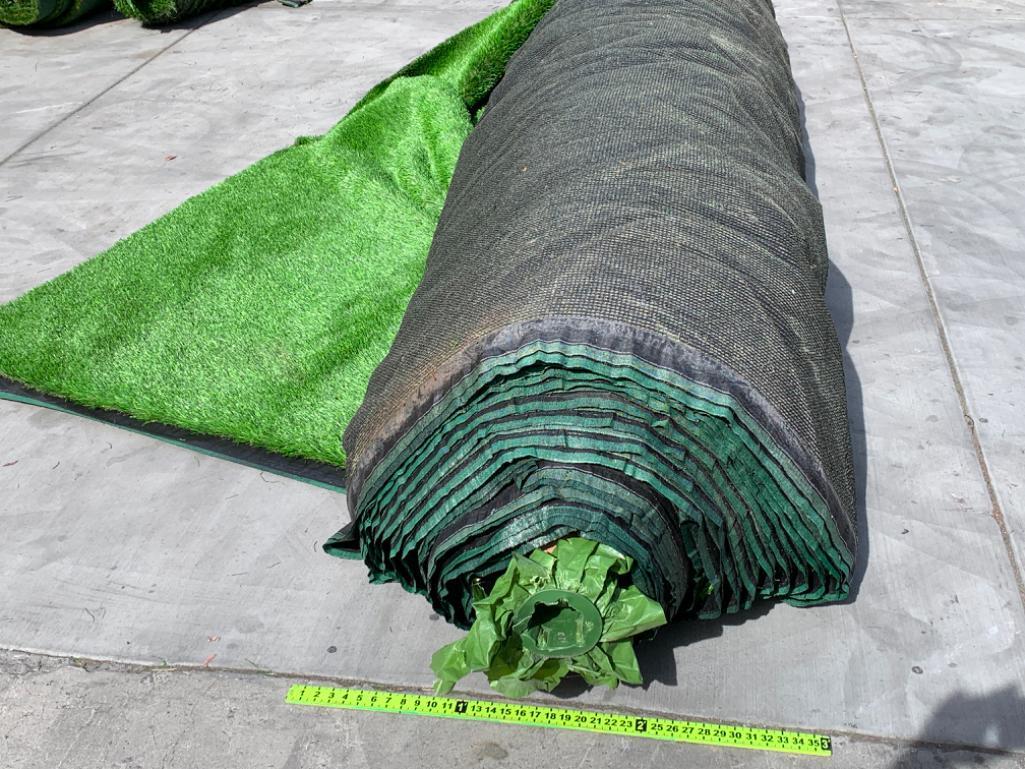 15' Wide x ?? Artificial Grass / Turf Roll - Green