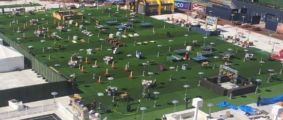 15' Wide x ?? Artificial Grass / Turf Roll - Green