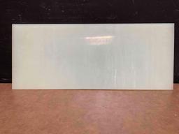 Quadrant Plastics Translucent White Polypropylene Sheets 32x13x3/8 - 4pcs