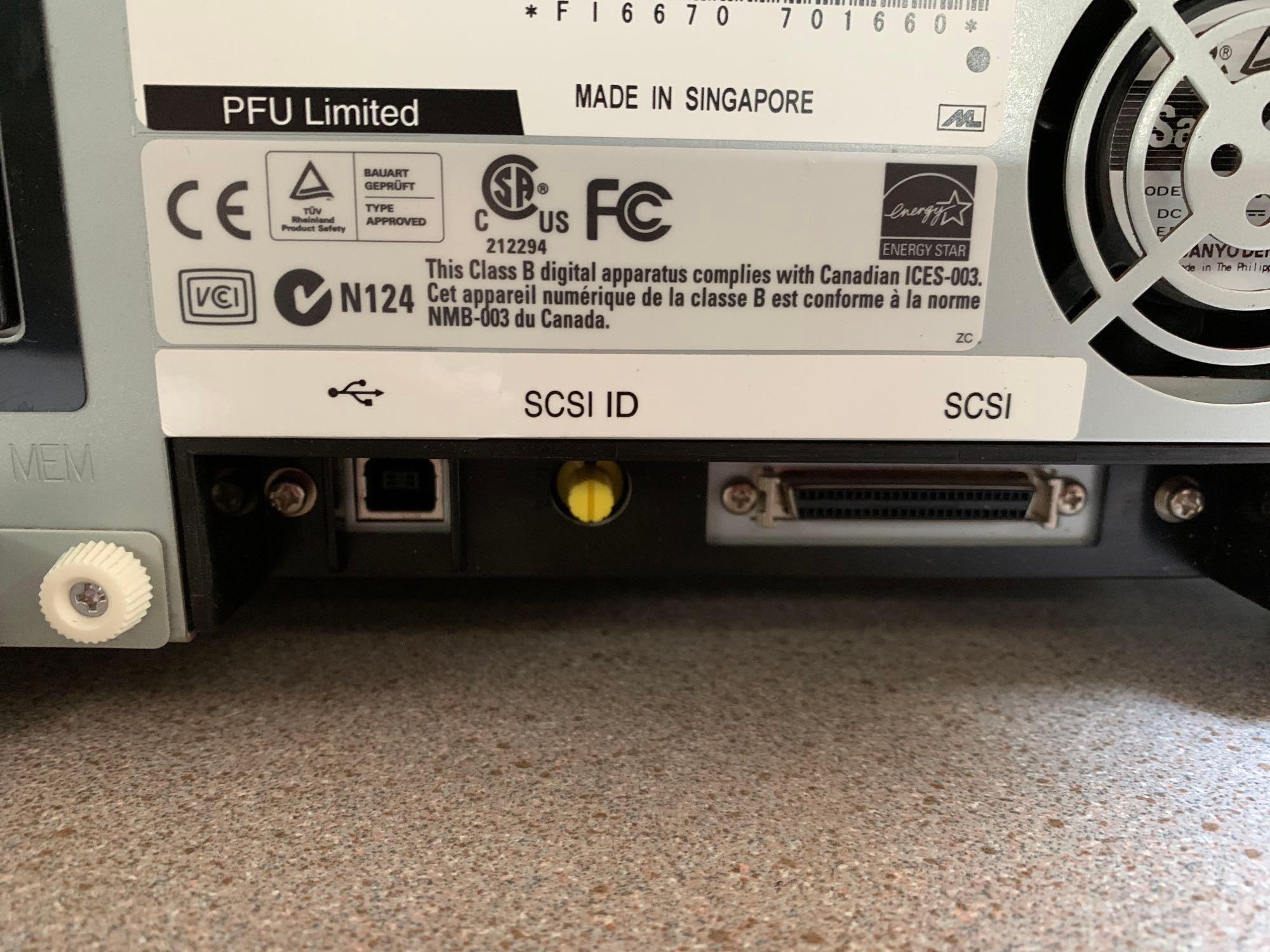 Fujitsu fi-6670 Production Document Scanner