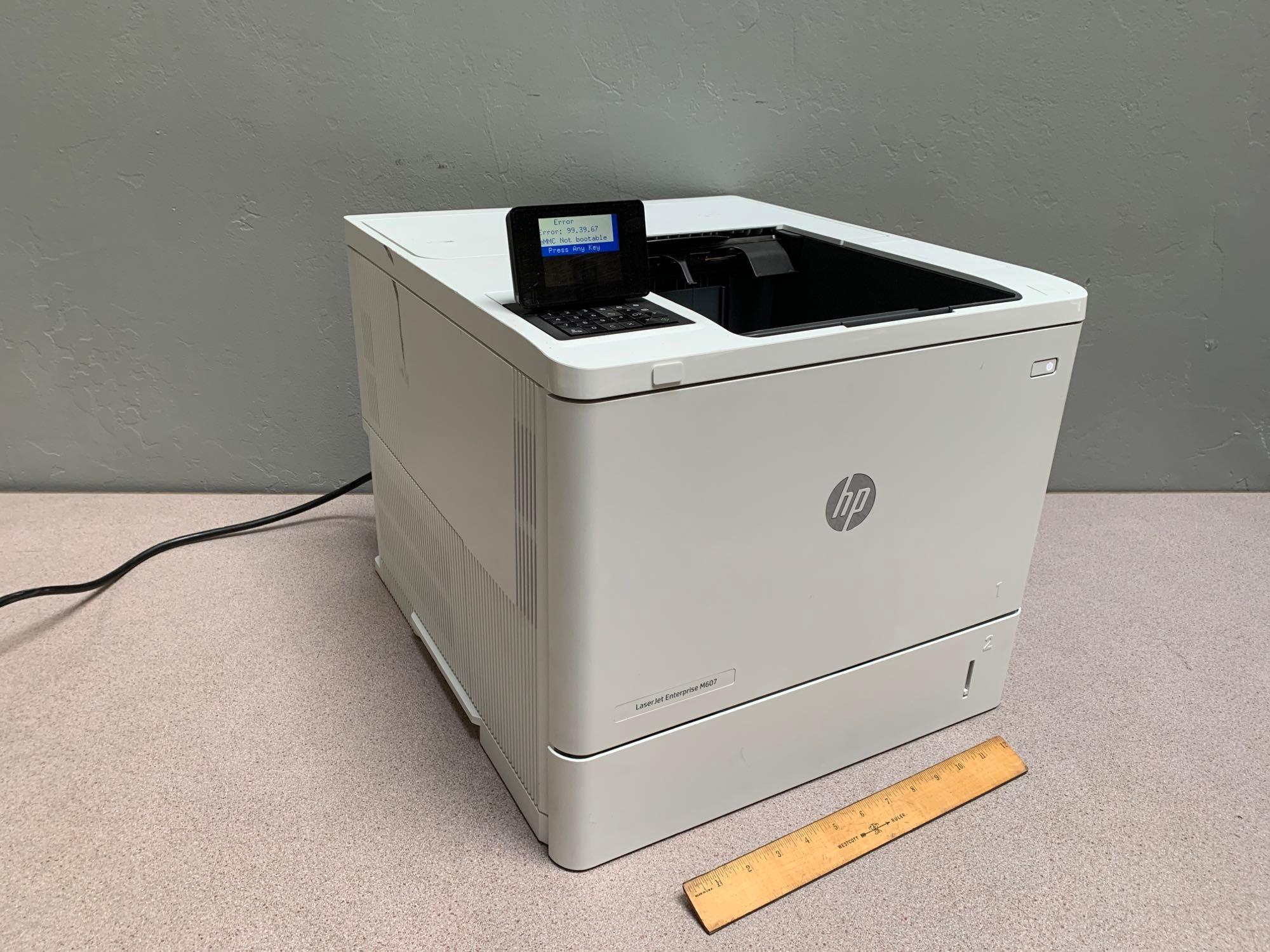 HP LaserJet Enterprise M607 Monochrome Laser Printer