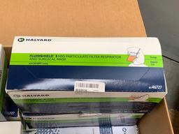 900pcs - Halyard FluidShield 3 N95 Particle Filter Respirator Masks