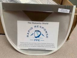 70pcs - The Humanity Shield Transparent Face Shield with Side Mesh