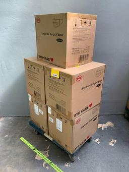 10,000pcs - BYD Care Single Use Surgical Masks