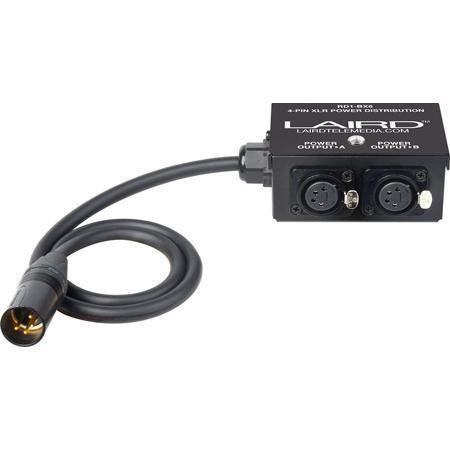 Laird RD1-BX6 12V Twin Output 4-Pin XL Power Splitter Box NEW