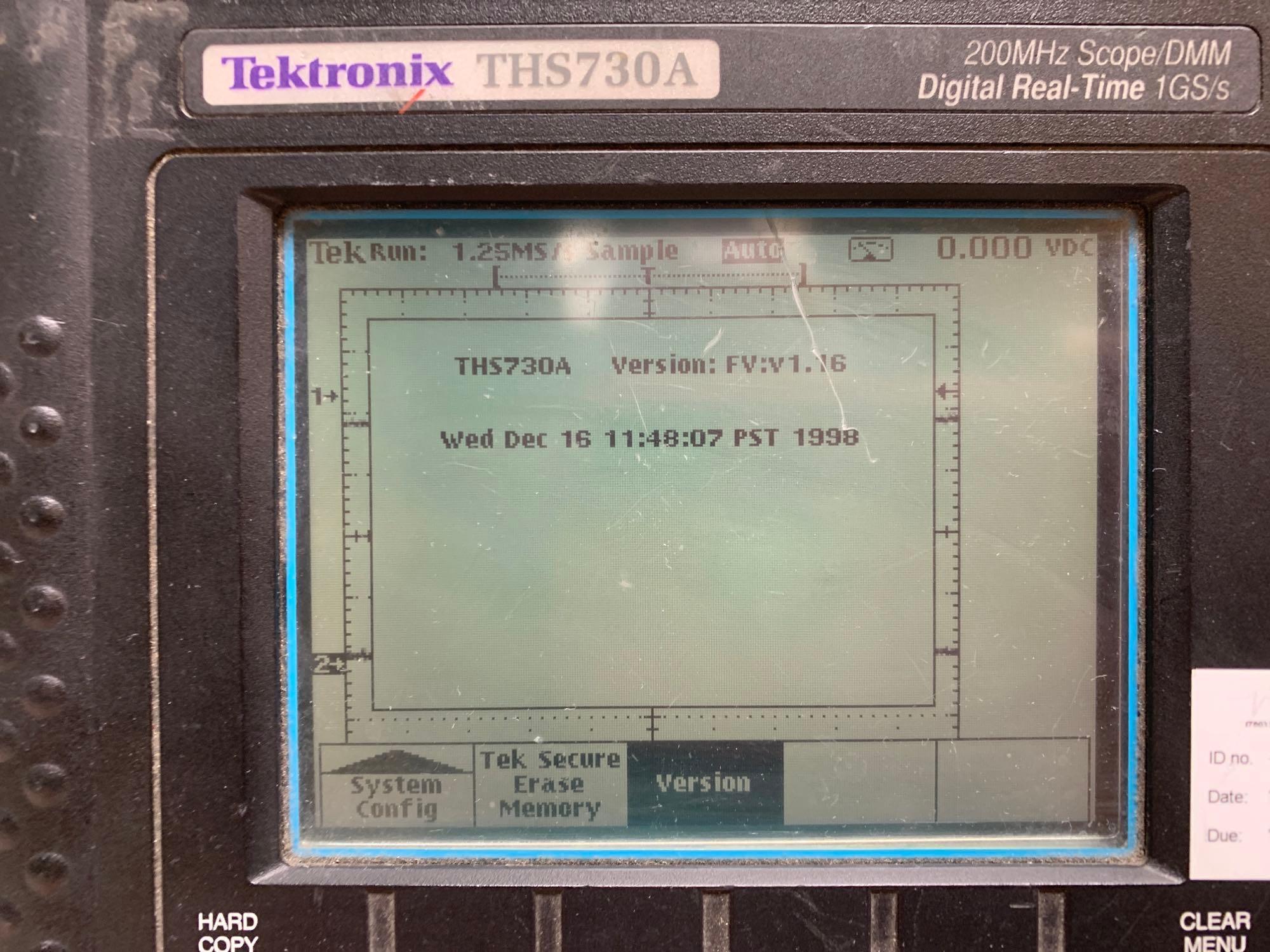 Tektronix THS730A 200MHz Scope & Digital Multimeter