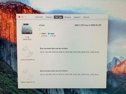 Apple MacPro5,1 Workstation 2x2.4GHz Quad Core Intel Xeon 6GB 1TB El Capitan 10.11.6