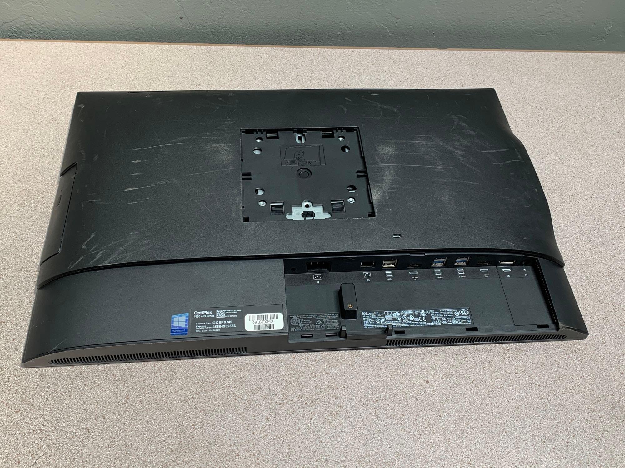 Dell Optiplex 7450 23.8" AIO Computer Intel i7-7700 3.6GHz 8GB 256GB SSD NO OS