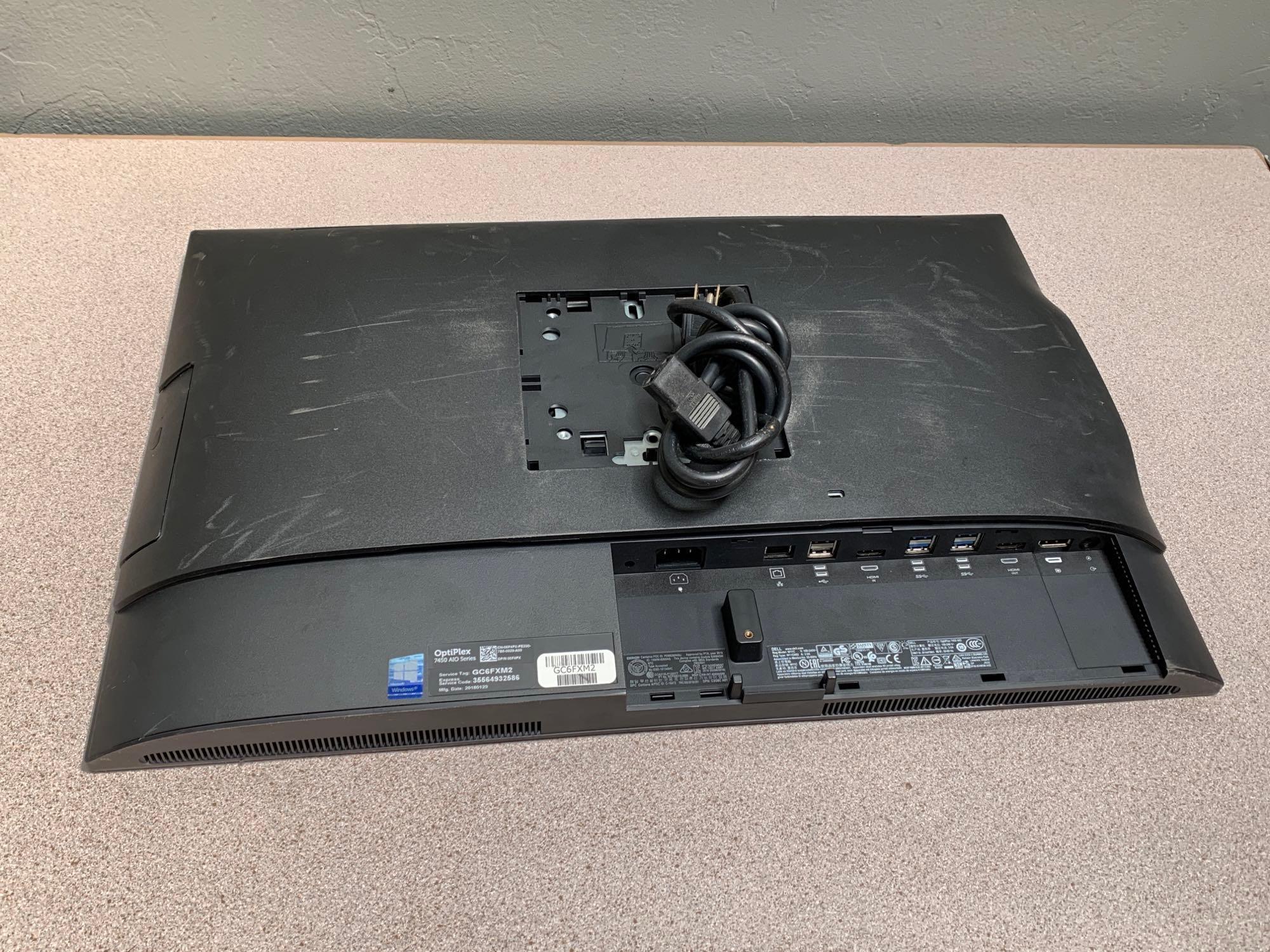 Dell Optiplex 7450 23.8" AIO Computer Intel i7-7700 3.6GHz 8GB 256GB SSD NO OS