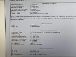 Dell Optiplex 7450 23.8" AIO Computer Intel i7-7700 3.6GHz 8GB 256GB SSD NO OS