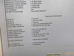 Dell Optiplex 7450 23.8" AIO Computer Intel i7-7700 3.6GHz 8GB 256GB SSD NO OS