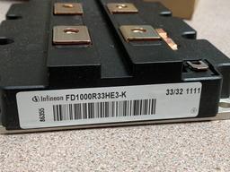 3pcs - Infineon FD1000R33HE3-K Chopper IGBT Modules 3300V 1000A