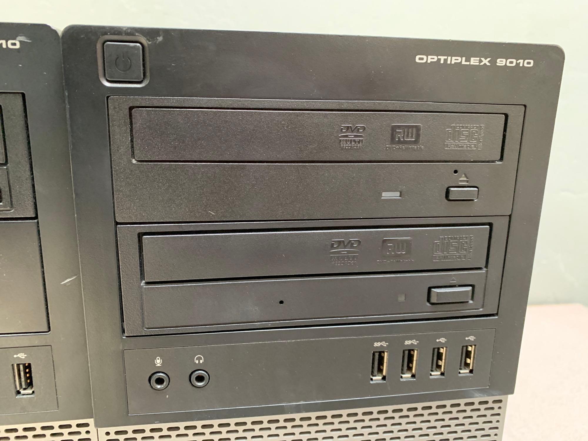 2pcs - Dell Optiplex 9010 mini tower PCs Intel i7-3770 3.4GHz 32GB 250GB NO OS