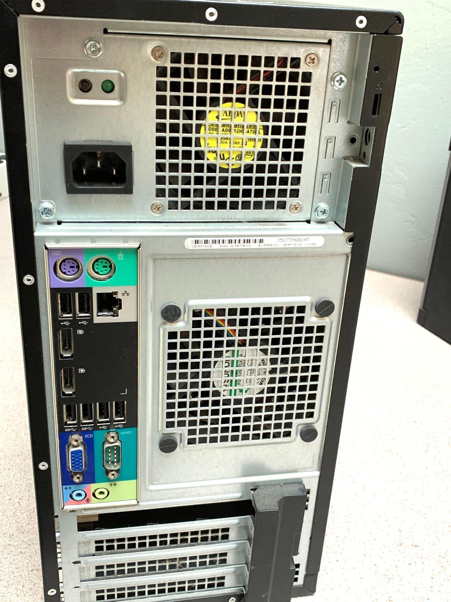 2pcs - Dell Optiplex 9010 mini tower PCs Intel i7-3770 3.4GHz 32GB 250GB NO OS