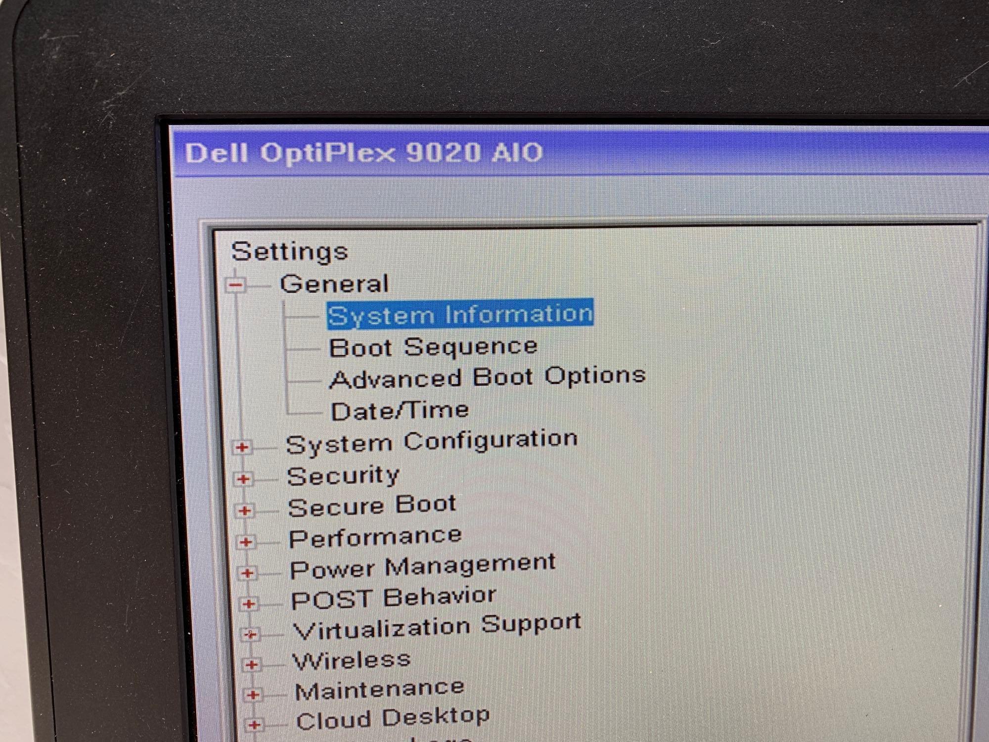 Dell Optiplex 9020 23.8" AIO Computer Intel i5-4570 2.9GHz 8GB NO HARD DRIVE