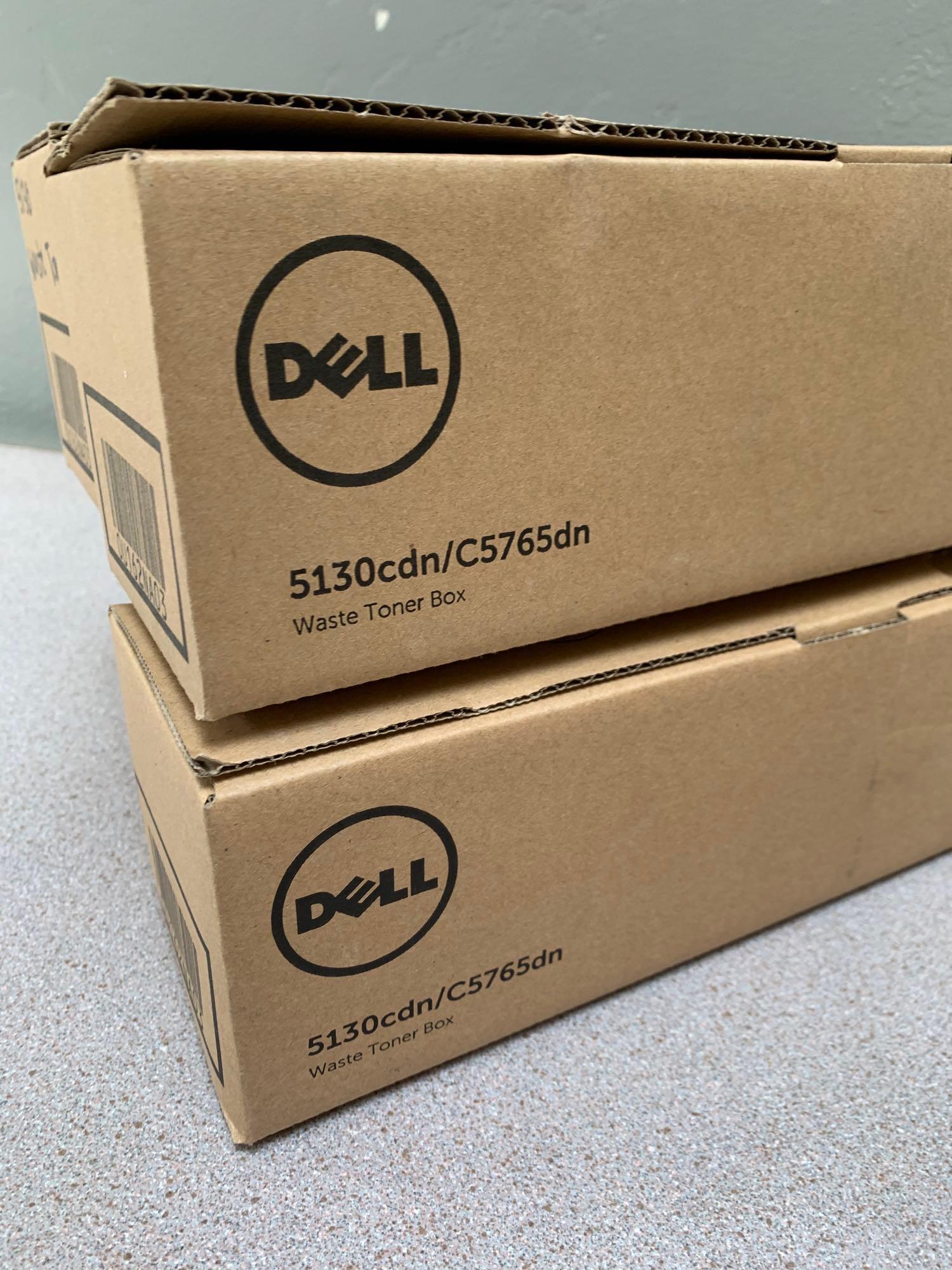 7pcs - Dell 5130cdn C5765dn Color Laser Printer Waste Toner Boxes