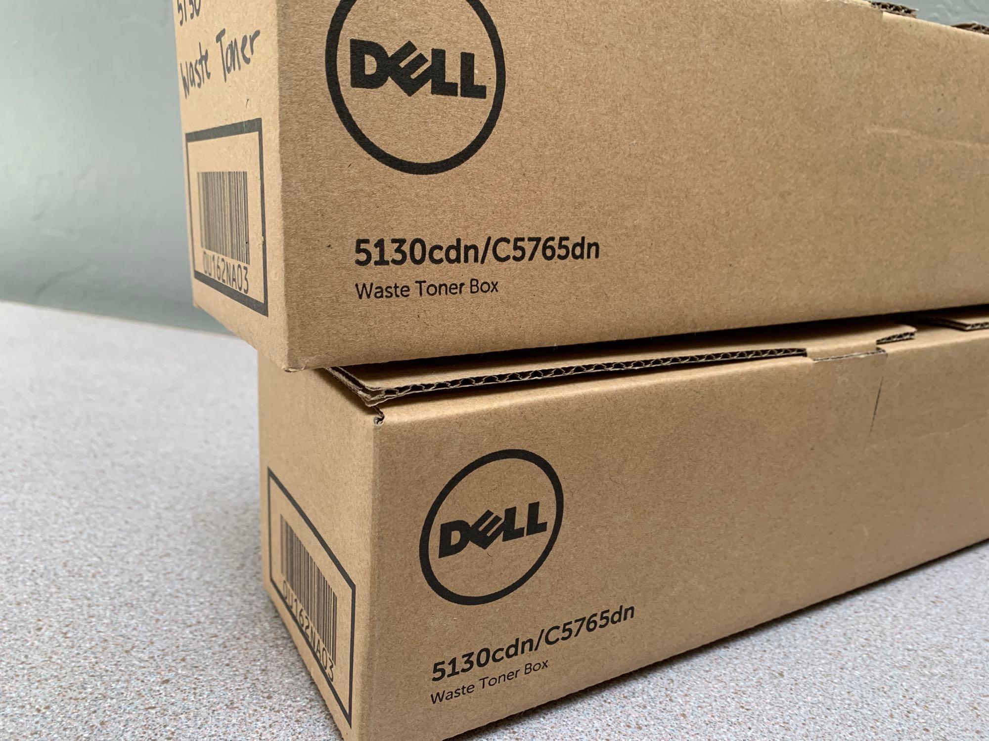 7pcs - Dell 5130cdn C5765dn Color Laser Printer Waste Toner Boxes