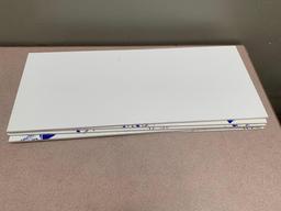 5pcs - Proteus Polypropylene PP 32"x13"x3/8" White Sheets