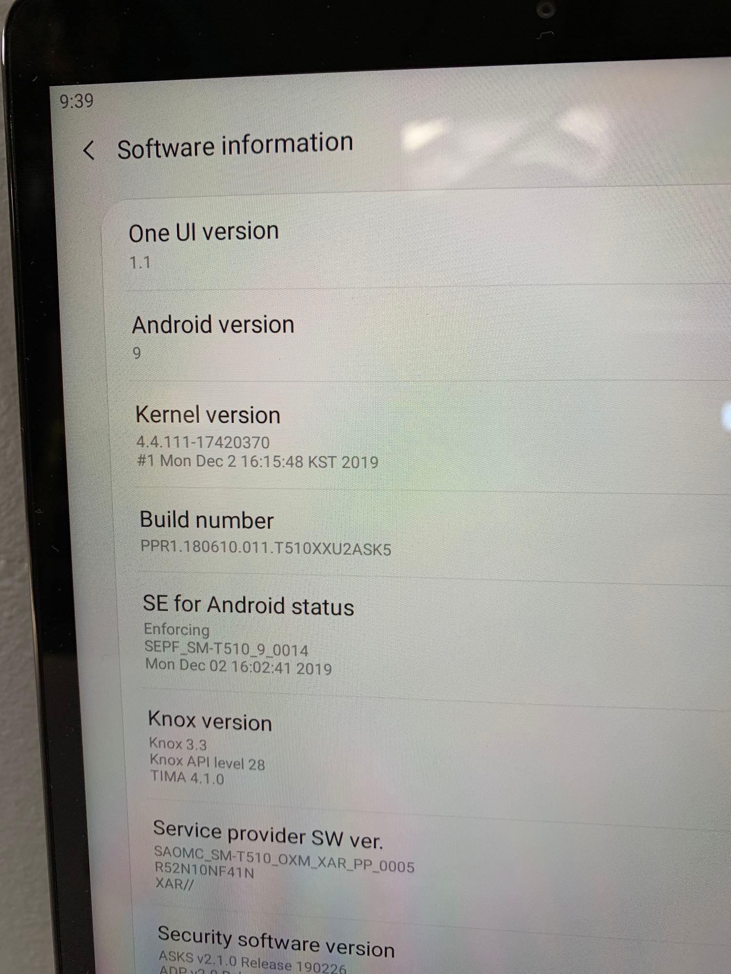 Samsung SM-T510 Galaxy Tab A 32GB Android 9.0 Tablet