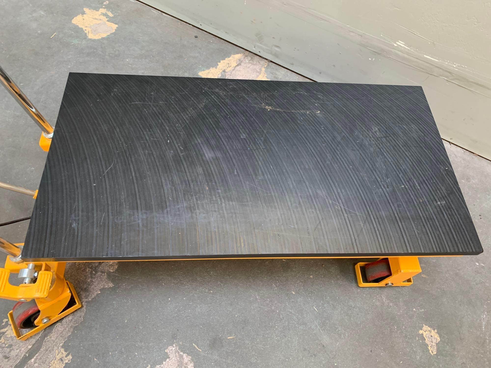 Wesco 272973 2200lbs Capacity Heavy Duty Scissors Lift Table