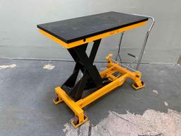 Wesco 272973 2200lbs Capacity Heavy Duty Scissors Lift Table