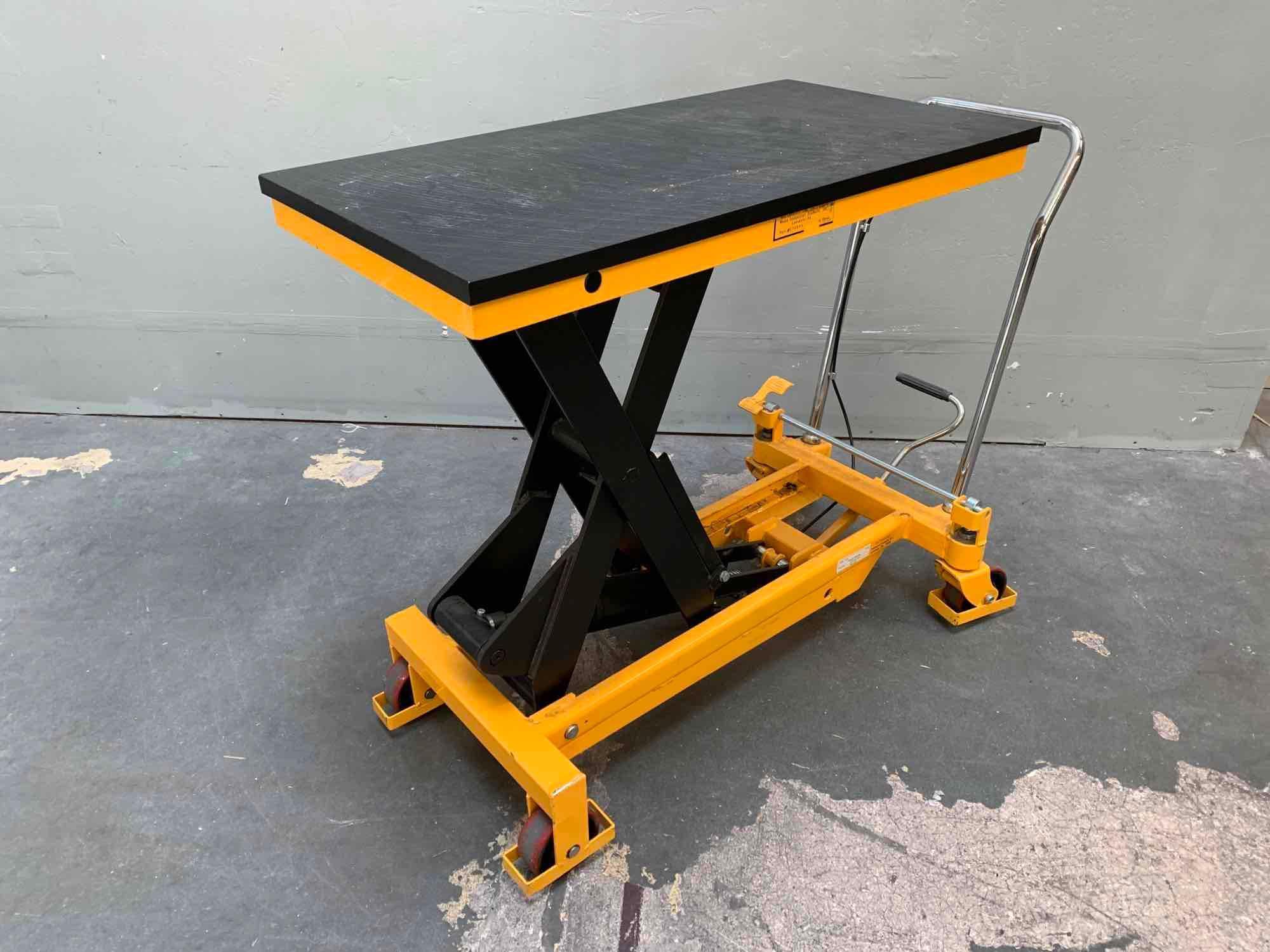 Wesco 272973 2200lbs Capacity Heavy Duty Scissors Lift Table