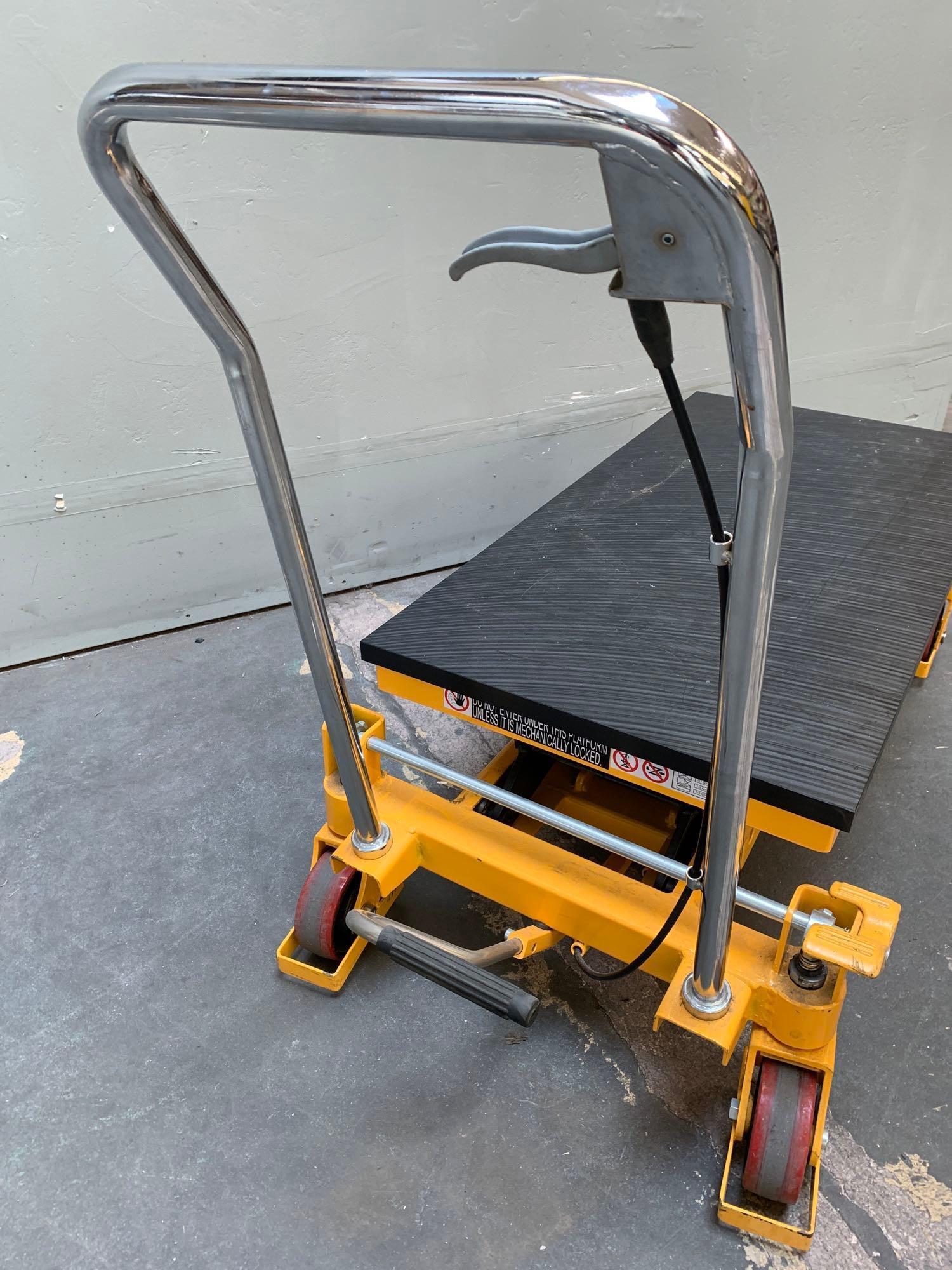 Wesco 272973 2200lbs Capacity Heavy Duty Scissors Lift Table