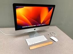 Apple A1418 iMac18,2 AIO Computer Intel Quad Core 3GHz 8GB 500GB Radeon 2GB Ventura 13.0