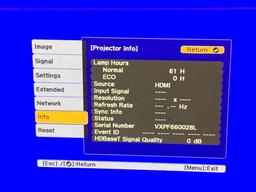 Epson PowerLite Pro G6470WU 4500 Lumens LCD Video Projector
