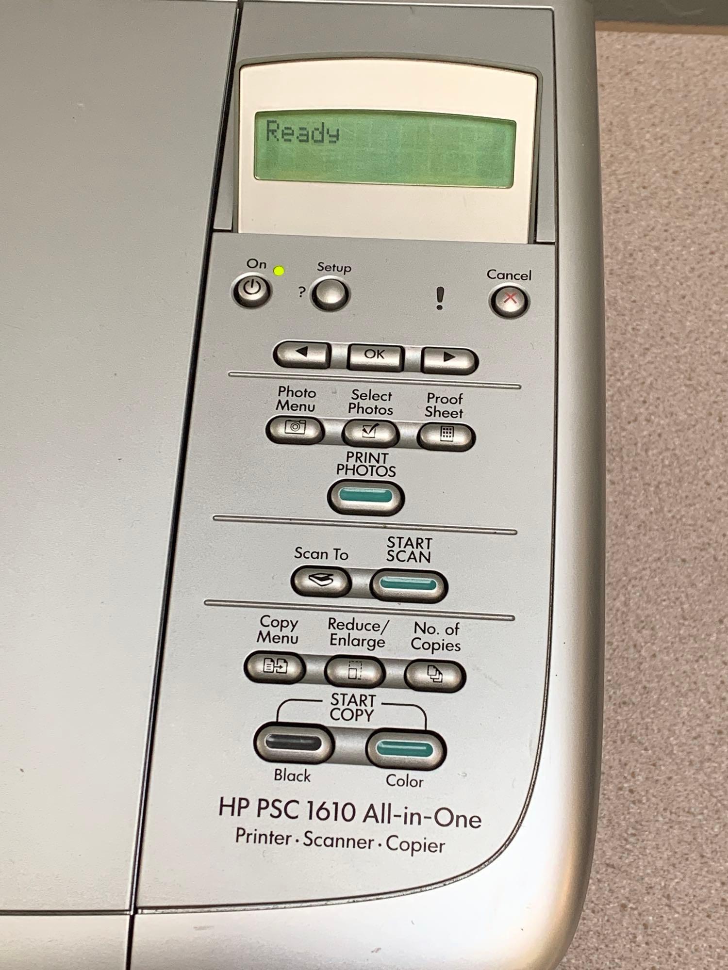 HP PSC 1610 AIO Multifunctional Printer / Scanner / Copier