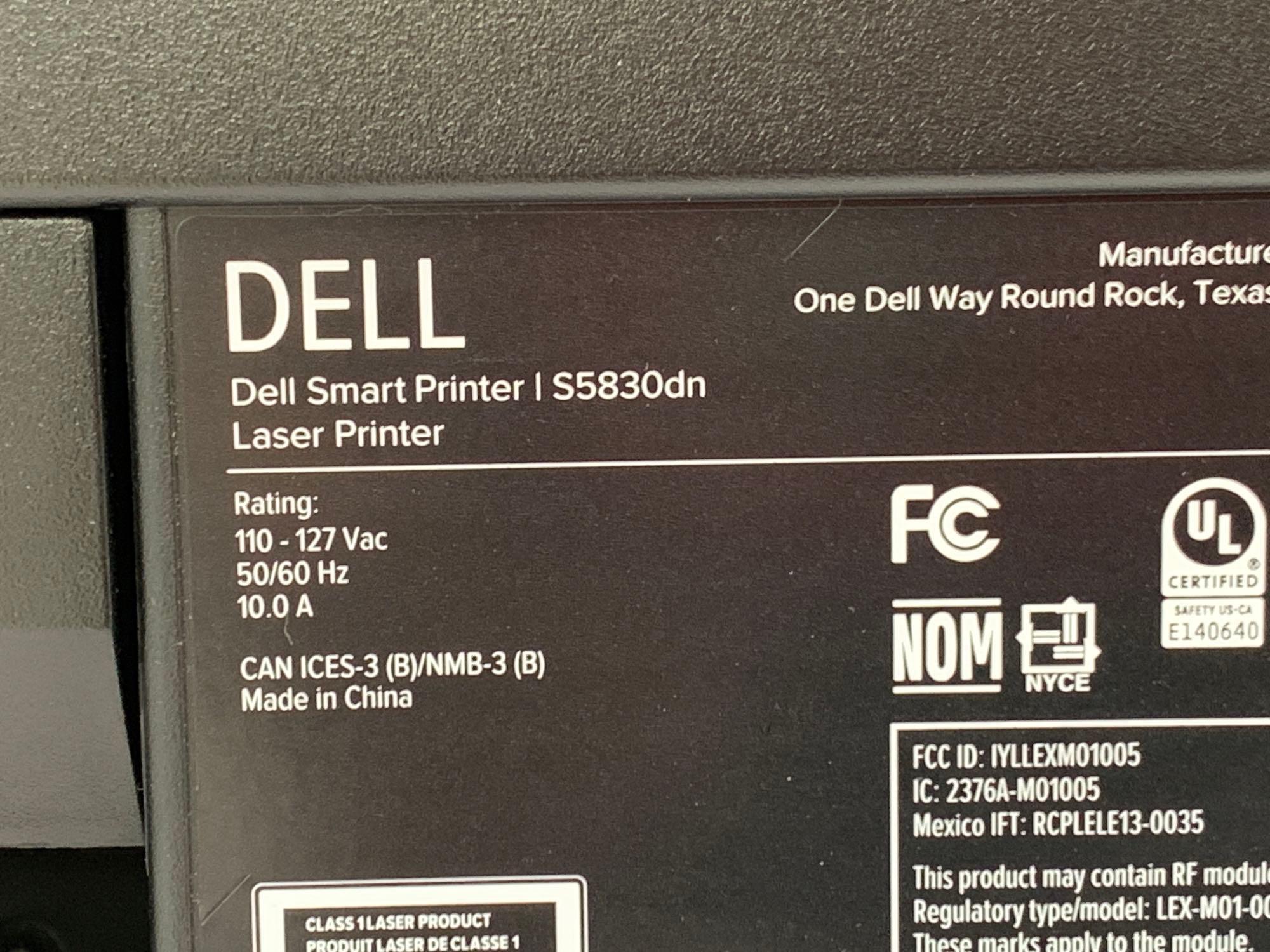 Dell S5830dn Smart Monochrome Laser Printer