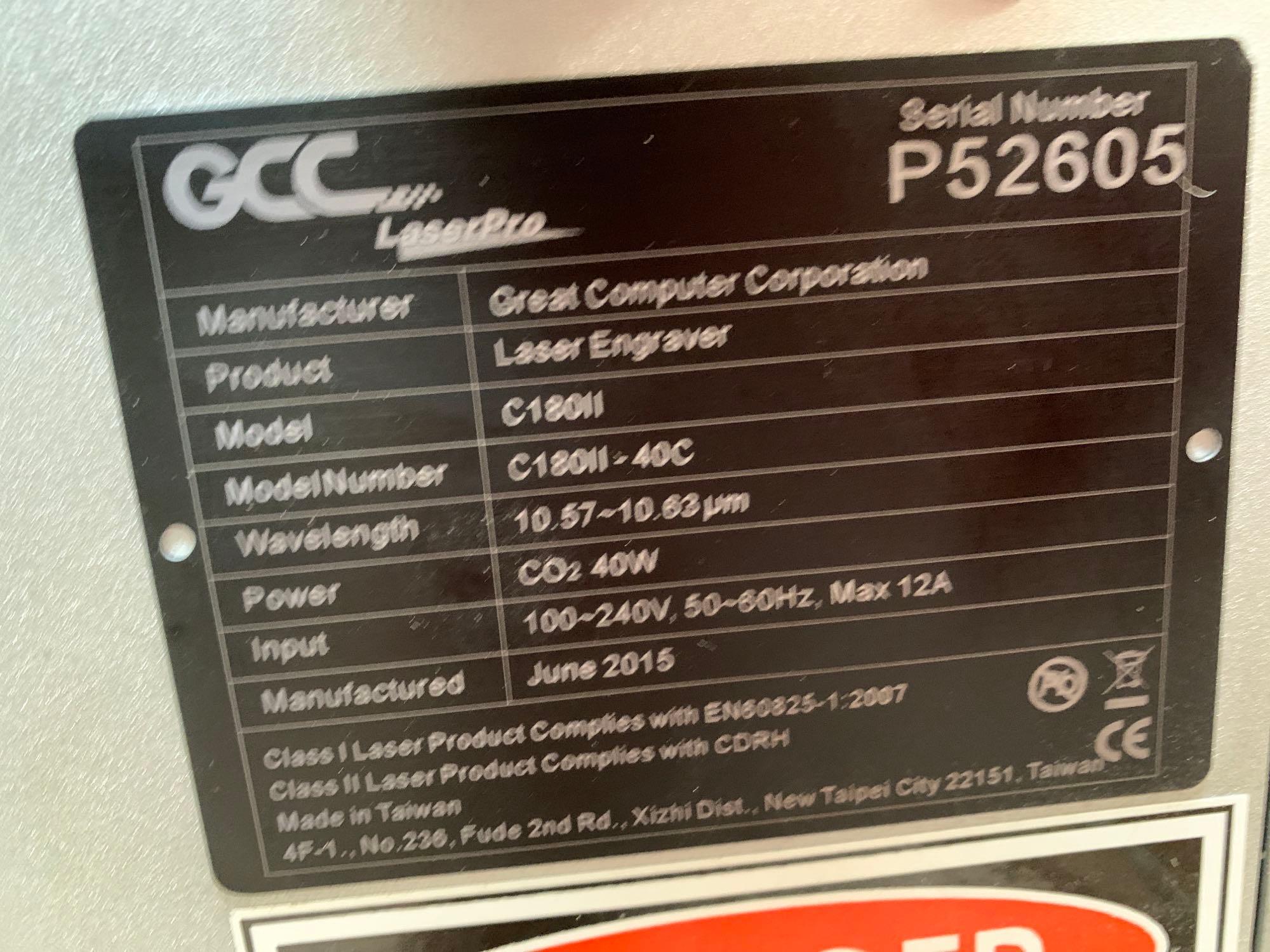 GCC LaserPro C180II Laser Engraver