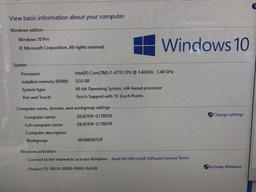 Dell Optiplex 9020 23" AIO Touch Screen Computer Intel i7-4770 3.4GHz 32GB 500GB Win 10