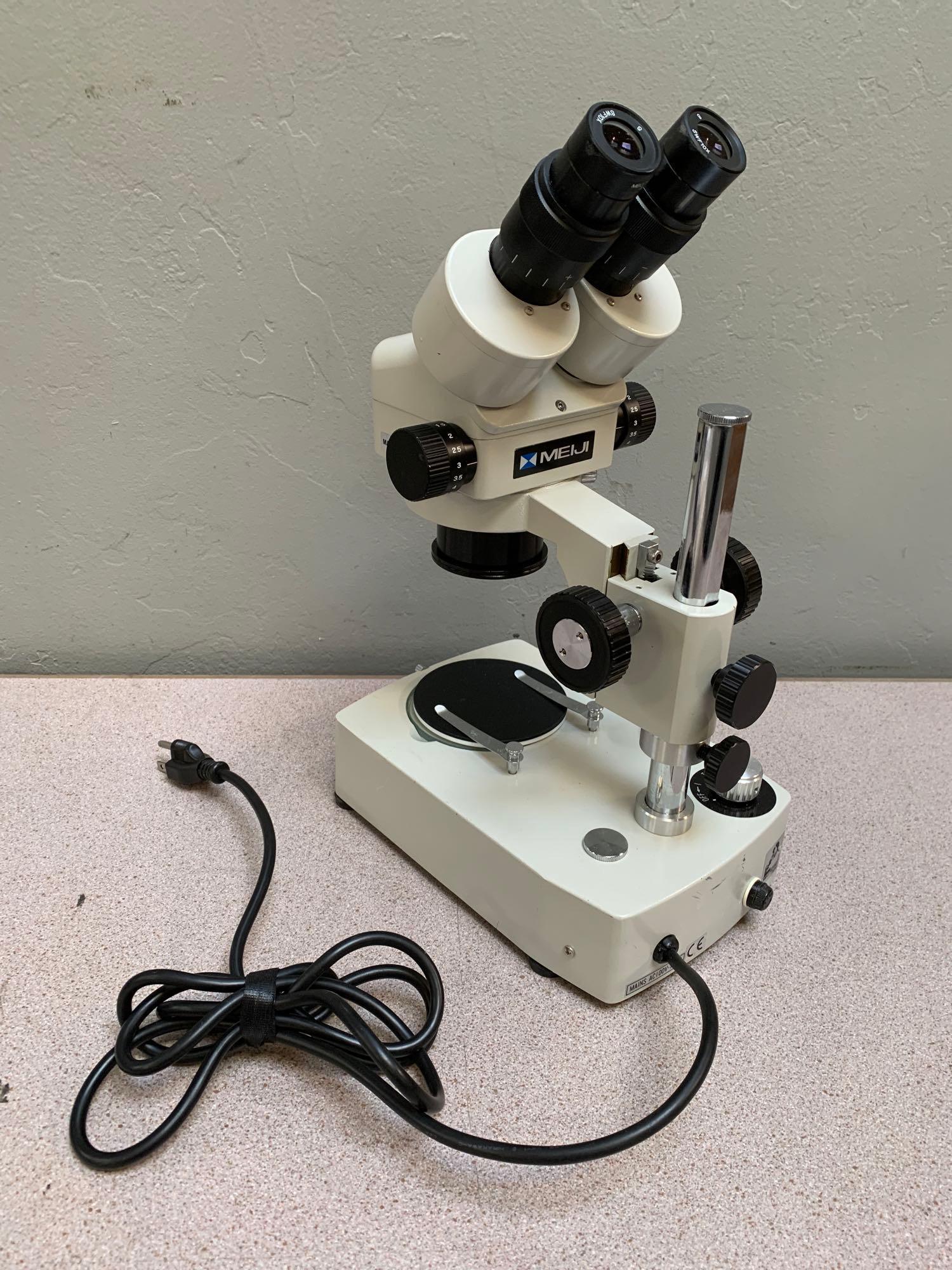 Meiji Techno EMZ-10 Binocular Zoom Stereo Microscope