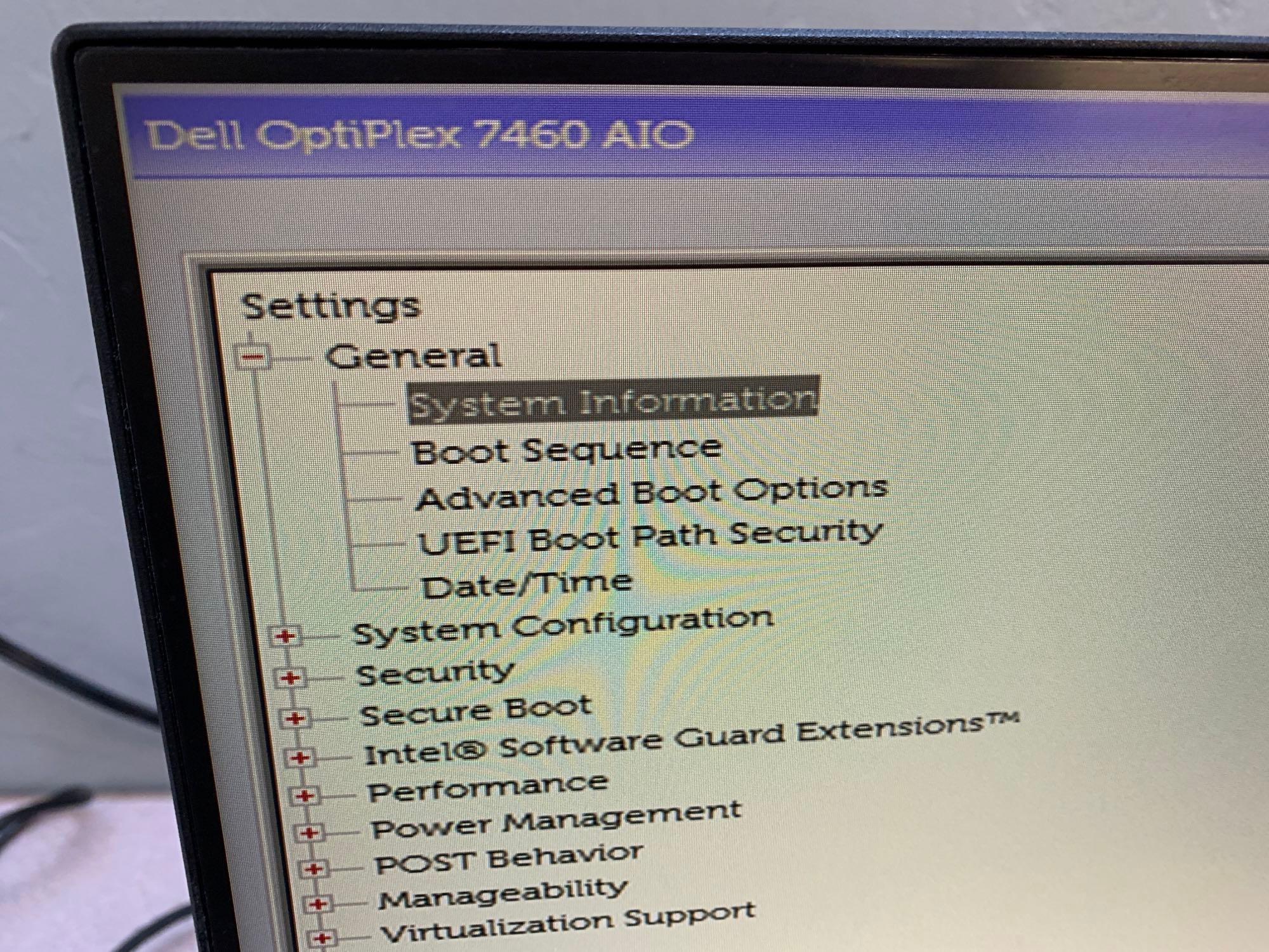 2pcs - Dell Optiplex 7460 AIO Desktop Computer Intel i7-8700 3.2GHz