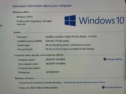 Dell Optiplex 7440 AIO Desktop Computer Intel i5-6500 3.2GHz 8GB 500GB Win 10