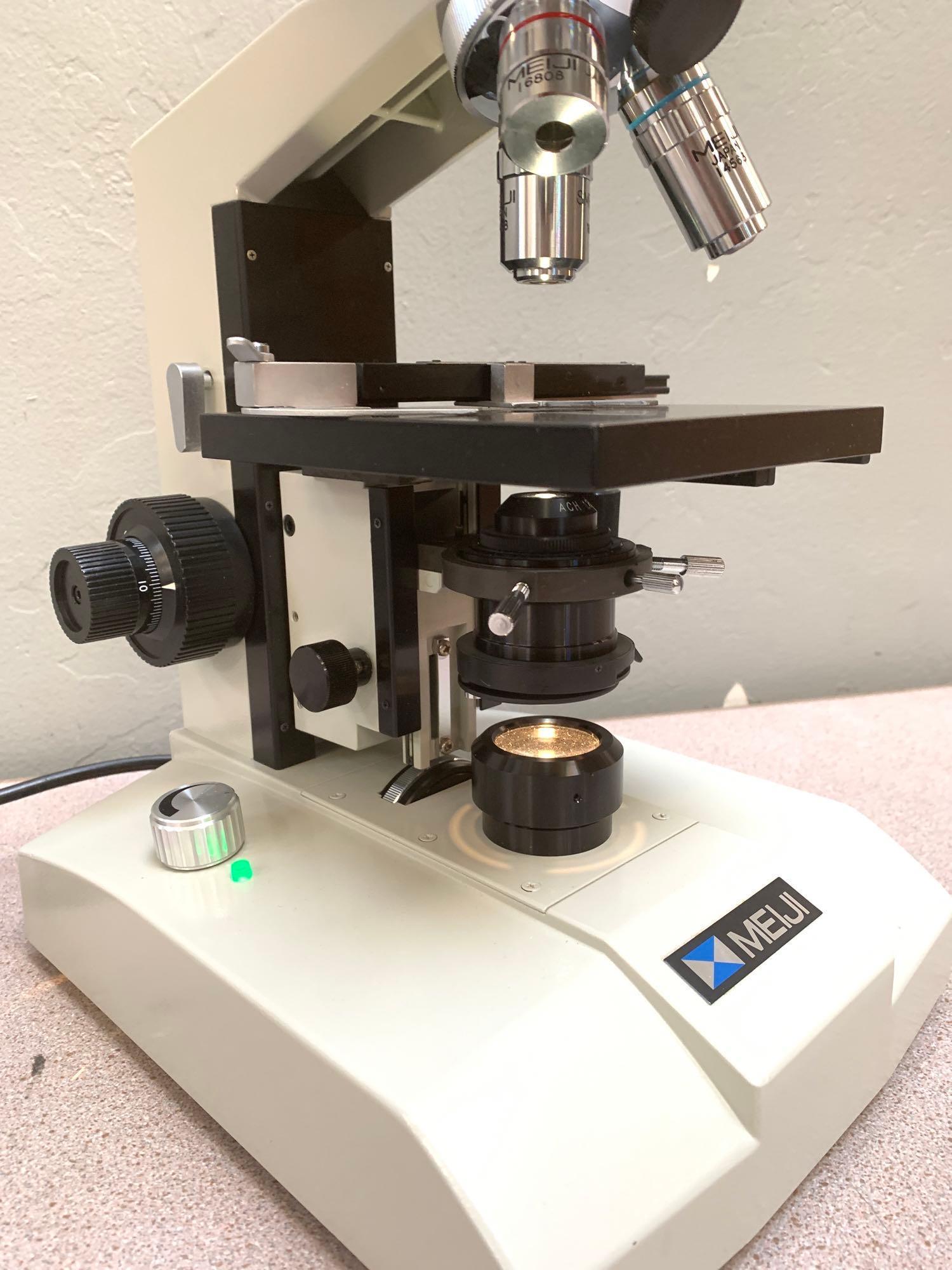 Meiji Techno ML2200 Binocular BrightField Biological Microscope