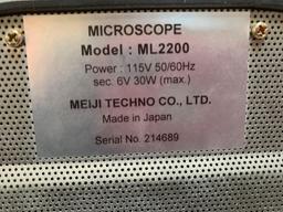 Meiji Techno ML2200 Binocular BrightField Biological Microscope