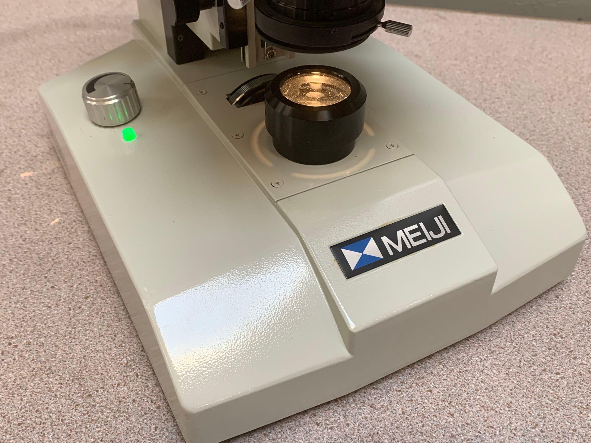 Meiji Techno ML2200 Binocular BrightField Biological Microscope