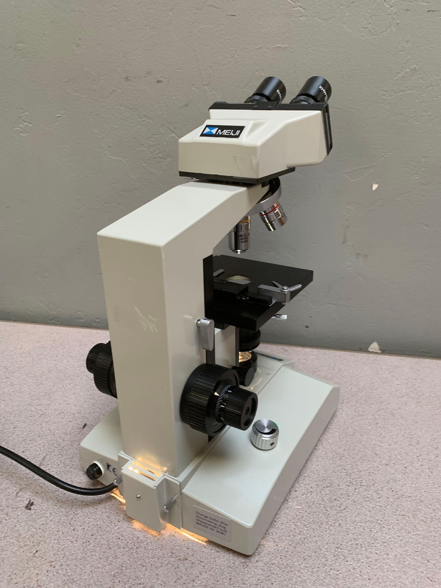 Meiji Techno ML2200 Binocular BrightField Biological Microscope