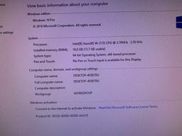 Dell Precision 5820 Tower 6 Core Xeon W-2135 3.7GHz 16GB 1TB SSD nVidia Quadro P500 16GB Win 10