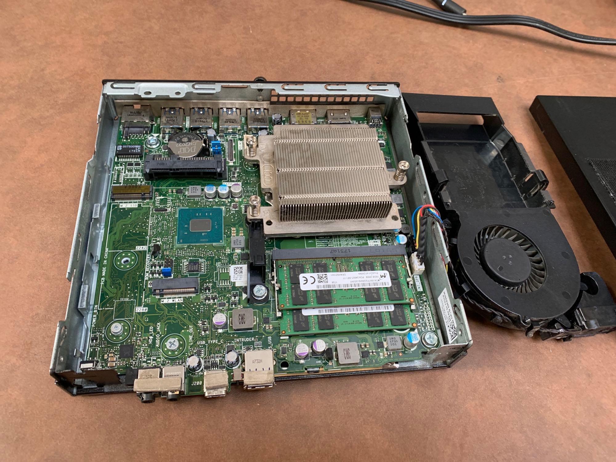 Dell Optiplex 7050 SFF Mini Computer Intel i7-7700 3.6GHz 32GB 250GB DP HDMI NO WIFI Win 10 Pro