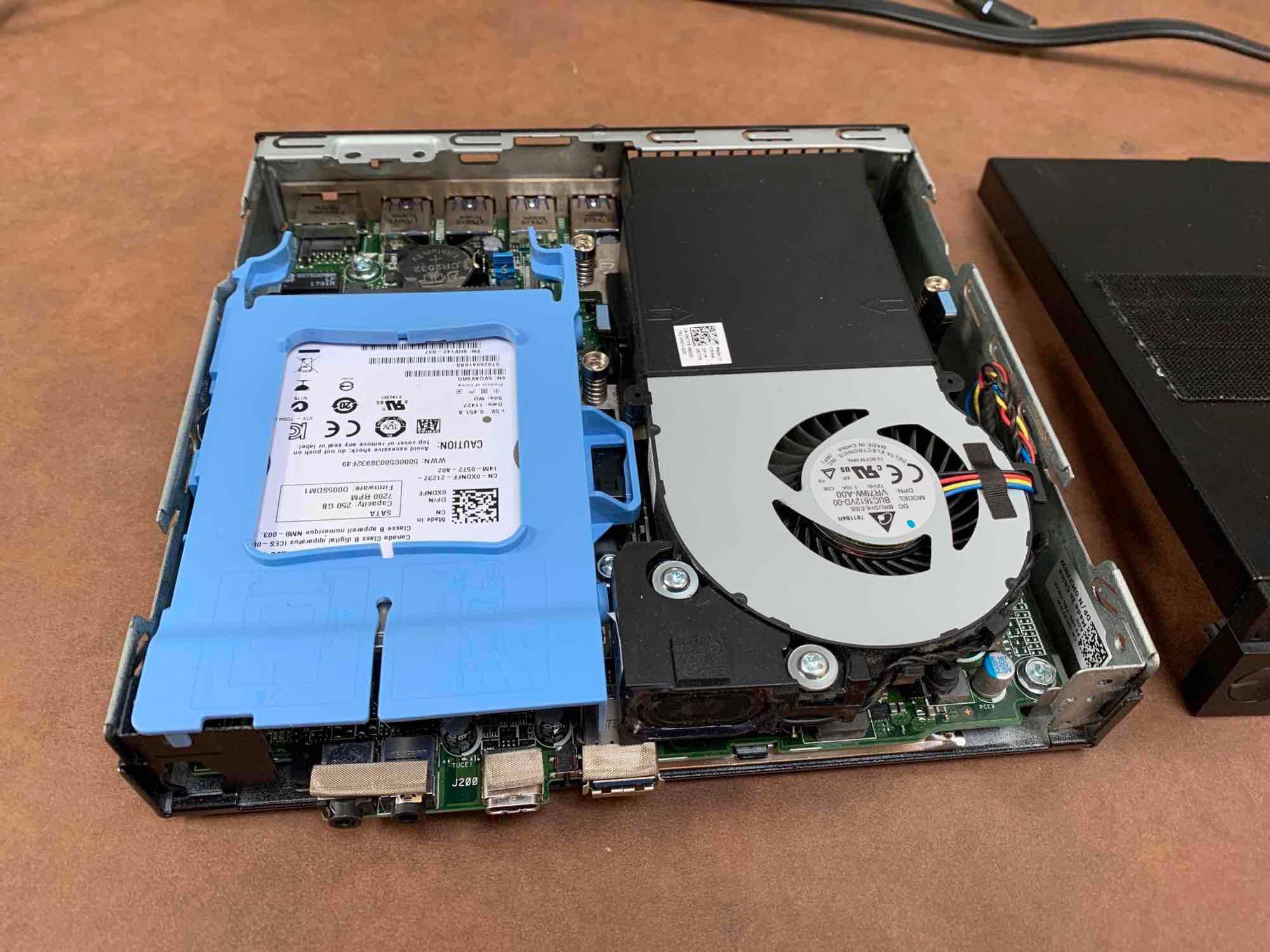 Dell Optiplex 7050 SFF Mini Computer Intel i7-7700 3.6GHz 32GB 250GB DP HDMI NO WIFI Win 10 Pro