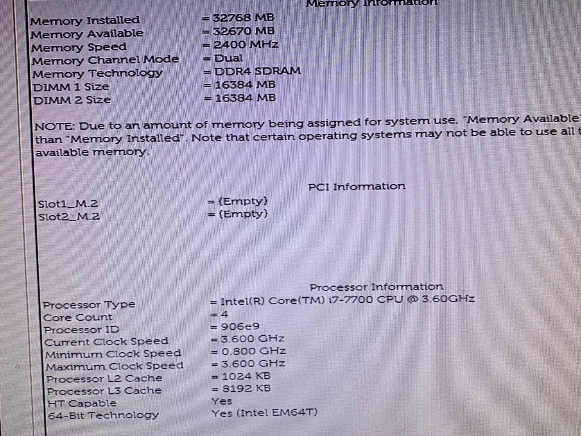 2pcs - Dell Optiplex 7050 SFF Mini Computer Intel i7-7700 3.6GHz 32GB NO HD DP HDMI NO WIFI