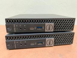2pcs - Dell Optiplex 7050 SFF Mini Computer Intel i7-7700 3.6GHz 32GB NO HD DP HDMI NO WIFI