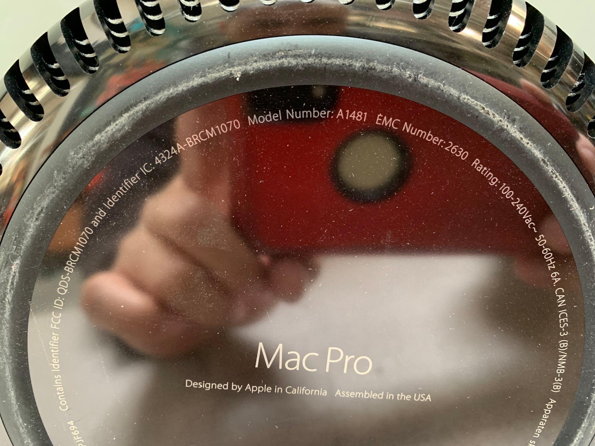 Apple A1481 MacPro6,1 6 Core Xeon E5-1650 3.5GHz 32GB 1TB SSD FirePro 6GB Monterey 2013