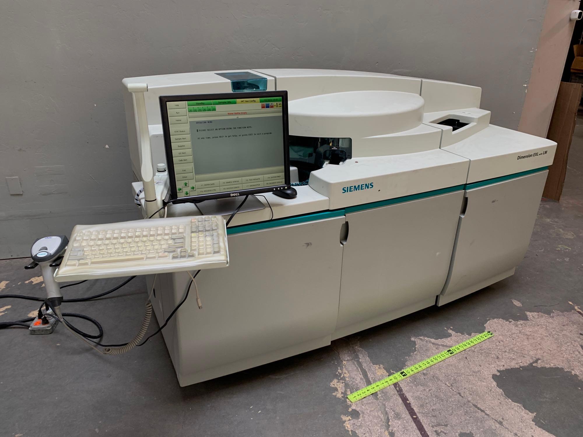 Siemens Dimension EXL with LM Integrated Chemistry System / Immunoassay Analyzer