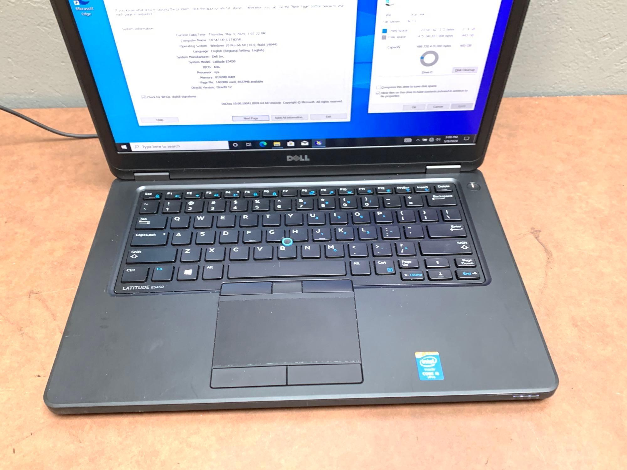 Dell Latitude E5450 Laptop Intel i5-5300 2.3GHz 8GB 500GB Wifi Bt HDMI Win 10