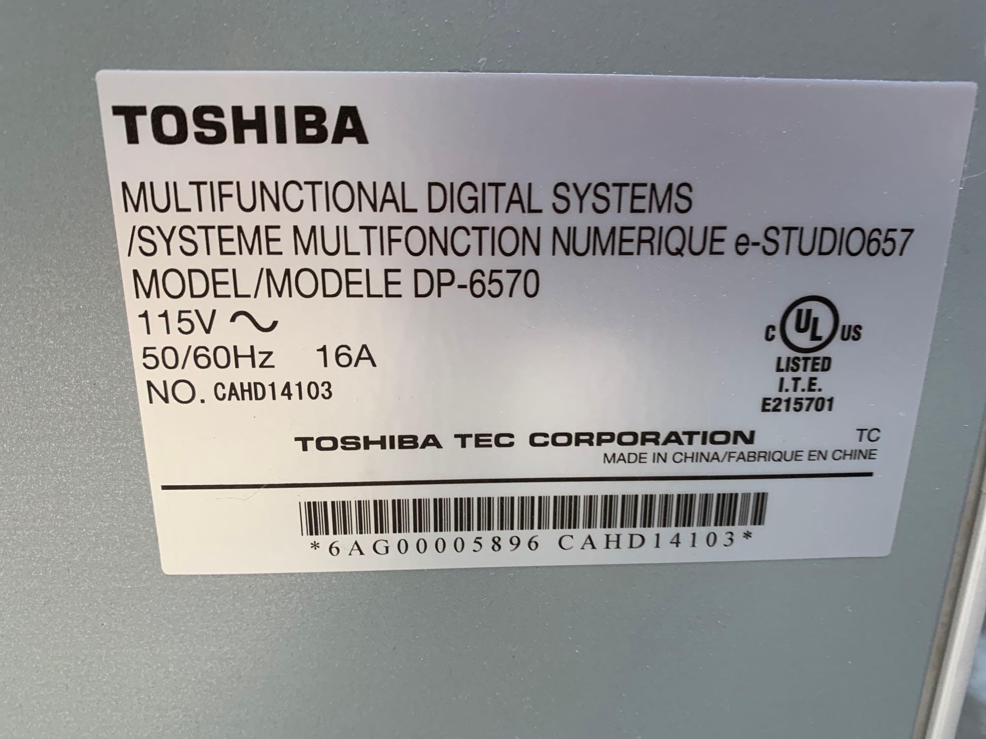 Toshiba e-Studio 657 Mono Laser Multifunction Printer & Copier